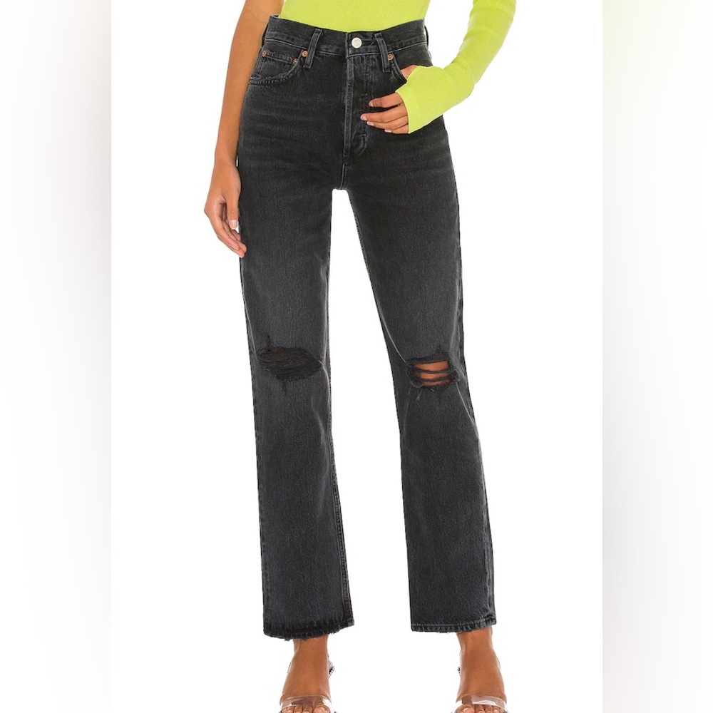 AGOLDE // 90’s PINCH WAIST DISTRESSED DENIM